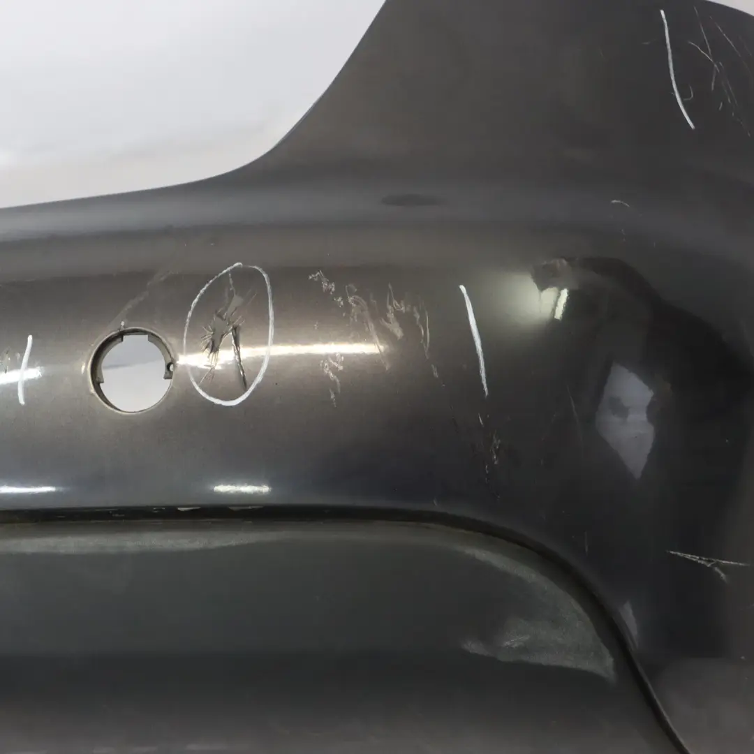 Bumper Trim Panel Cover Lava Grey Pearl Effect - Z7L to Audi A4 B8 Rear with Part number 8K5807303 Audi A4 B8 Rear Bumper Trim Panel Cover Lava Grey Pearl Effect - Z7L - SKU 8K5807303-LAG - Part number 8K5807303