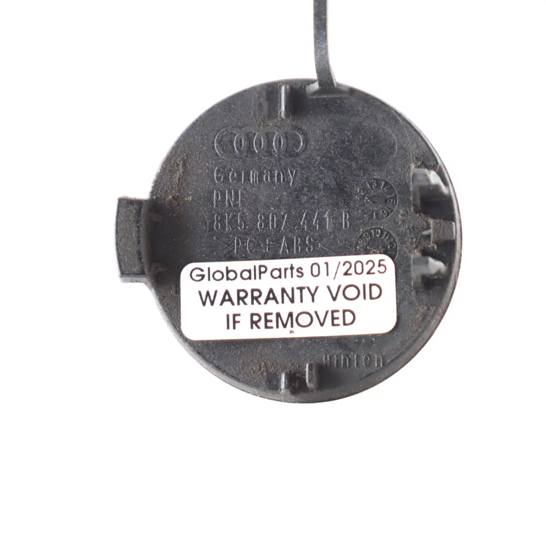 Audi A4 B8 Heck Stoßstange Abdeckung Deckel Eissilber X7W - SKU 8K5807441B-ICS - Teilenummer 8K5807441B