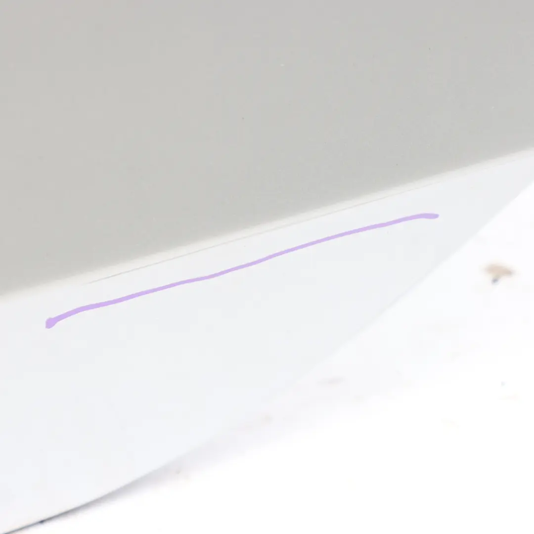 Audi A4 B8 Limousine Rear Door Left N/S Ice Silver Metallic - X7W - SKU 8K5833051D-ICS - Part number 8K5833051D