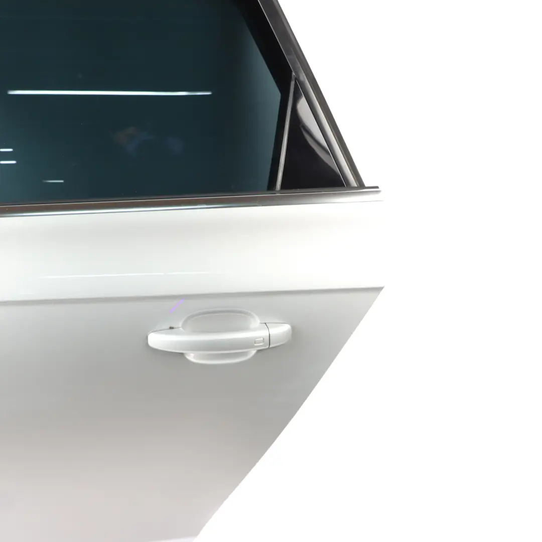 Audi A4 B8 Limousine Rear Door Left N/S Ice Silver Metallic - X7W - SKU 8K5833051D-ICS - Part number 8K5833051D