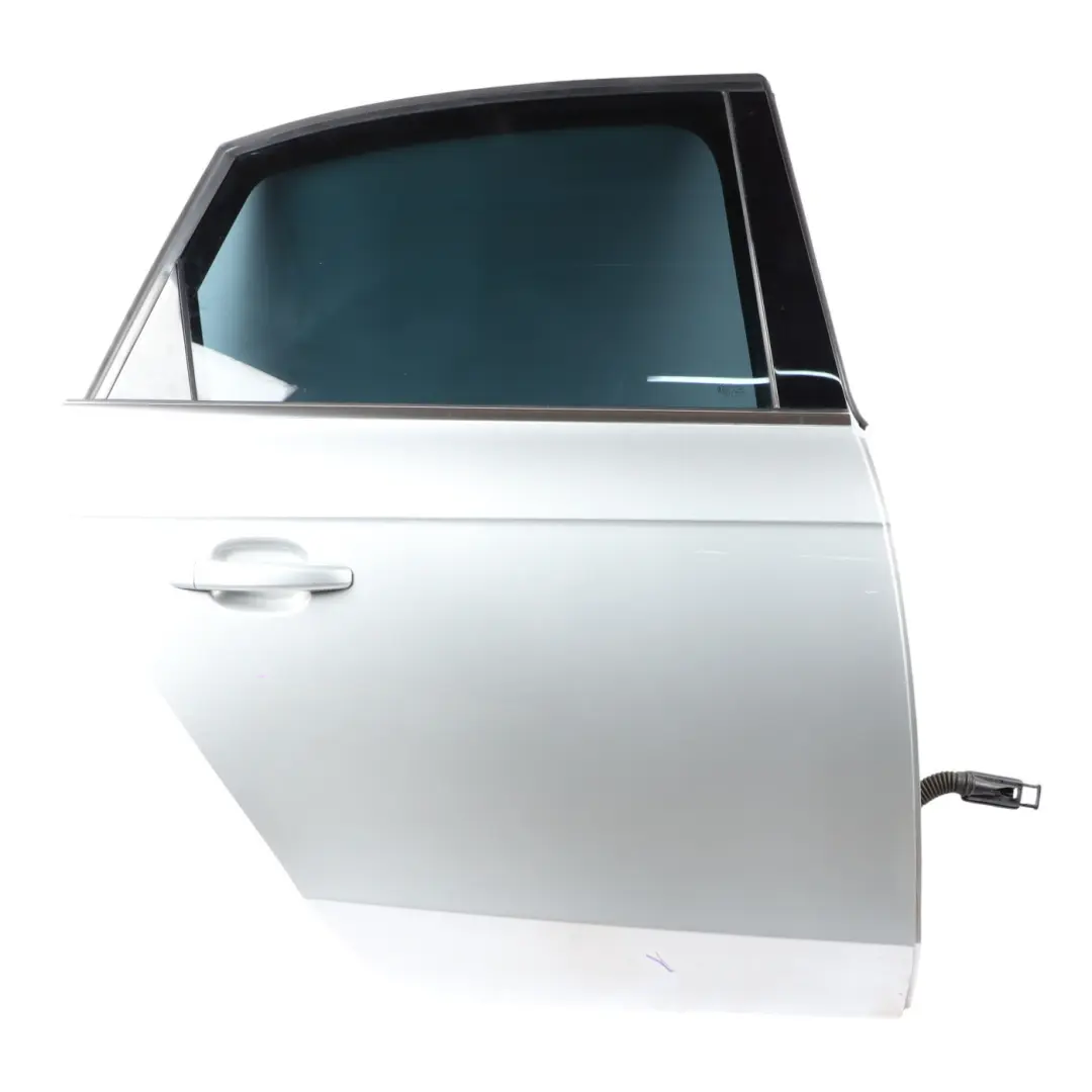 Audi A4 B8 Limousine Rear Door Right O/S Ice Silver Metallic - X7W - SKU 8K5833052D-ICS - Part number 8K5833052D