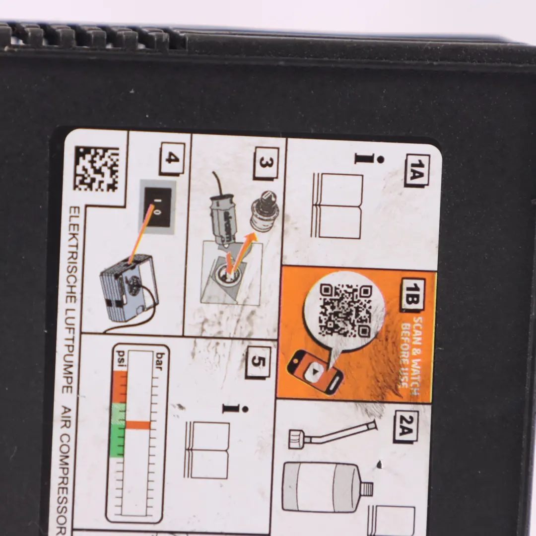 Reifenbefüllung Luftpumpe Kompressor für Audi A4 B9 mit Teilenummer 8P0012615G Audi A4 B9 Reifenbefüllung Luftpumpe Kompressor - SKU 8P0012615G - Teilenummer 8P0012615G