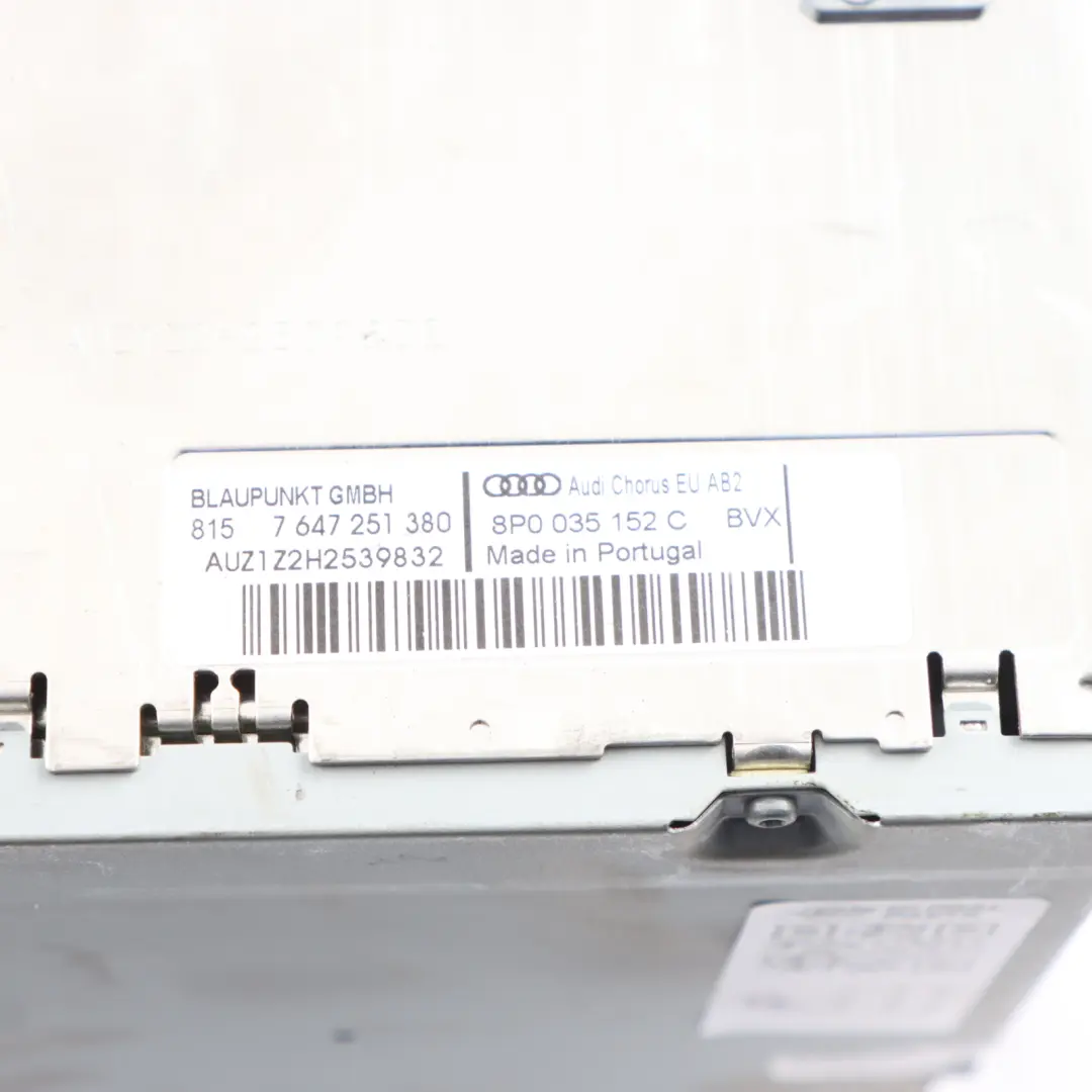 Sat Navi Stereo Radio Audio MMI Head Unit CD Player Unit to Audi A3 8P with Part number 8P0035152C Audi A3 8P Sat Navi Stereo Radio Audio MMI Head Unit CD Player Unit - SKU 8P0035152C - Part number 8P0035152C