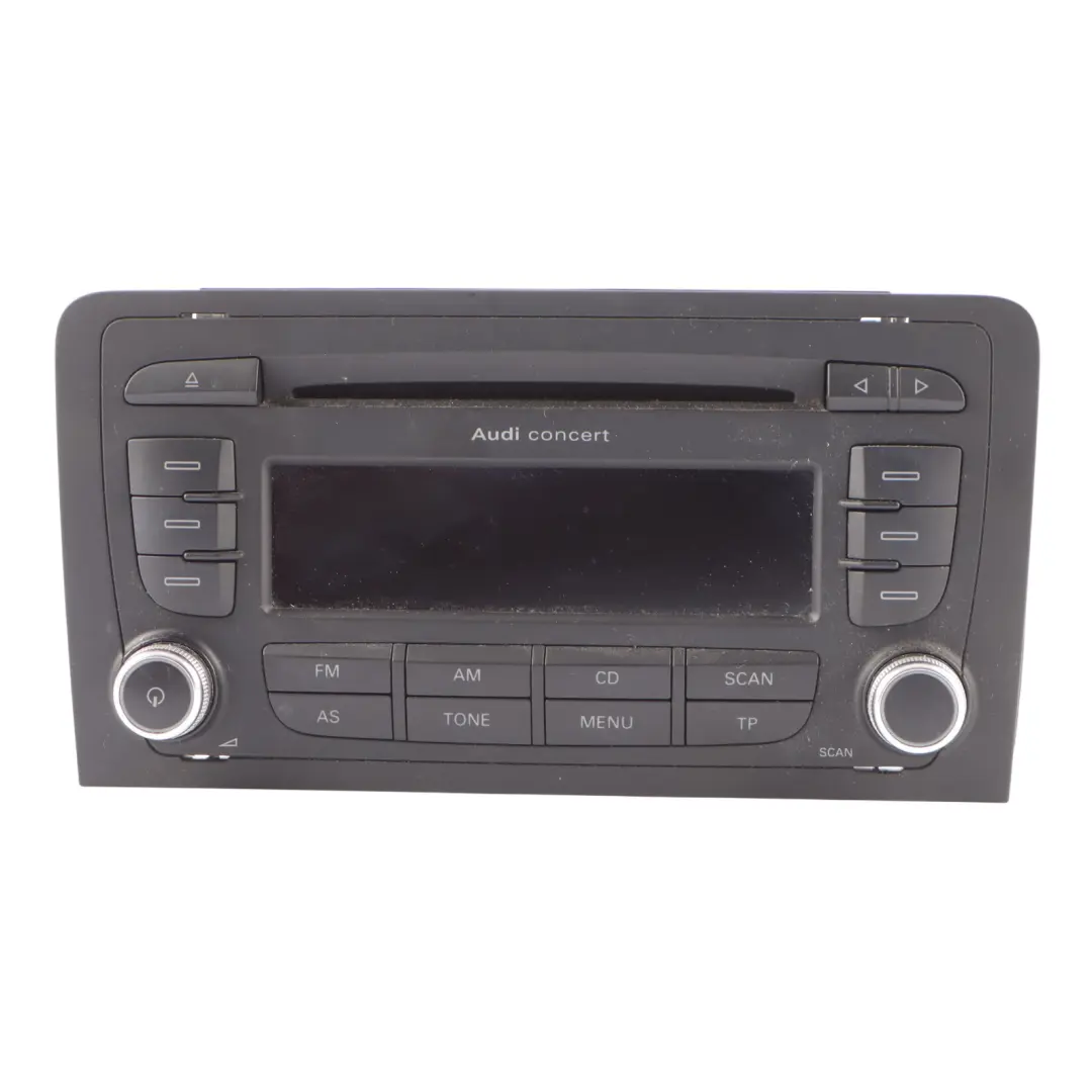 Audi A3 8P Multimedia Radio Reproductor de CD Unidad principal - SKU 8P0035186AB - Número de pieza 8P0035186AB