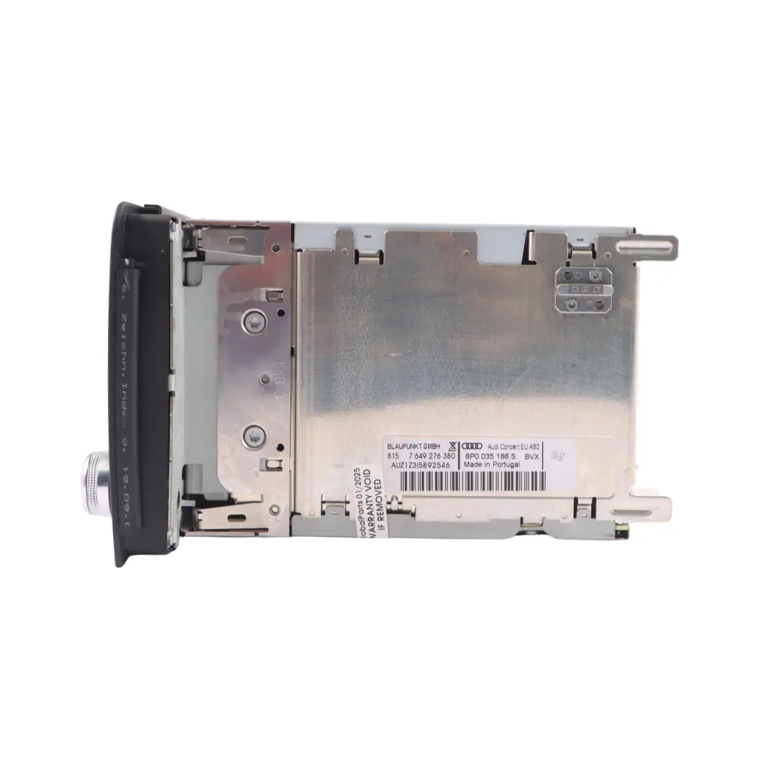Audi A3 8P Multimedia Radio Concert CD Player Head Unit - SKU 8P0035186S - Numéro de pièce 8P0035186S
