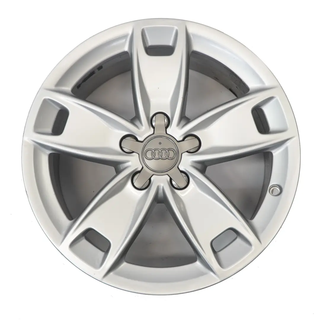 Audi A3 8P Silver Wheel Alloy Rim 17" 7,5J ET:56 Star Spoke - SKU 8P0601025BL-3 - Part number 8P0601025BL