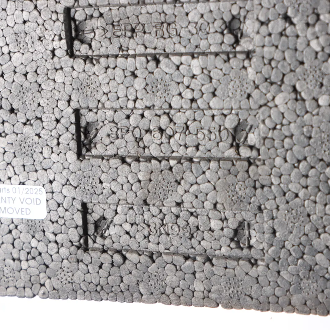 Audi A3 8P Front Reinforcement Crash Bar Foam Filler Cover - SKU 8P0807550 - Part number 8P0807550