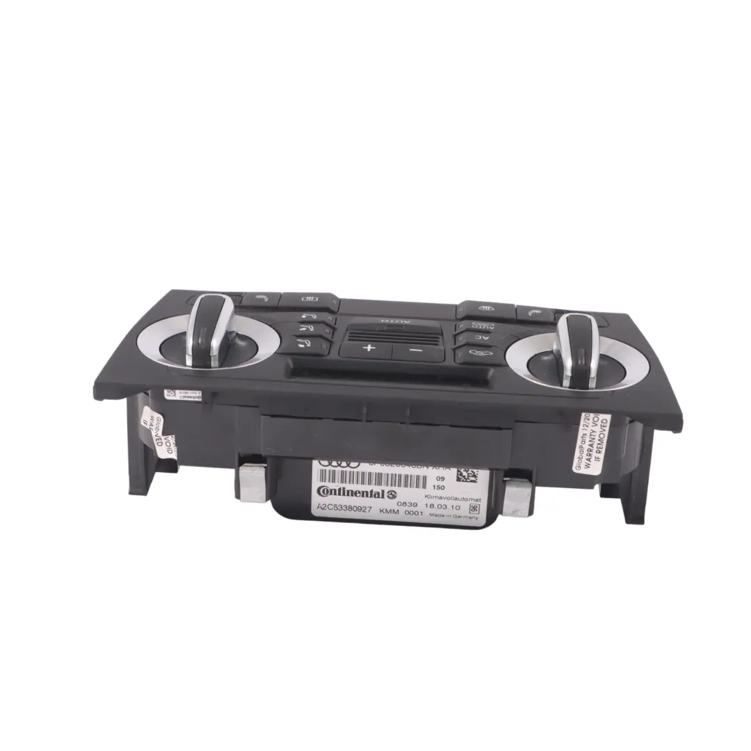 Audi S3 8P A/C Air Condition Climate Control Heater Panel Unit - SKU 8P0820043BN - Part number 8P0820043BN