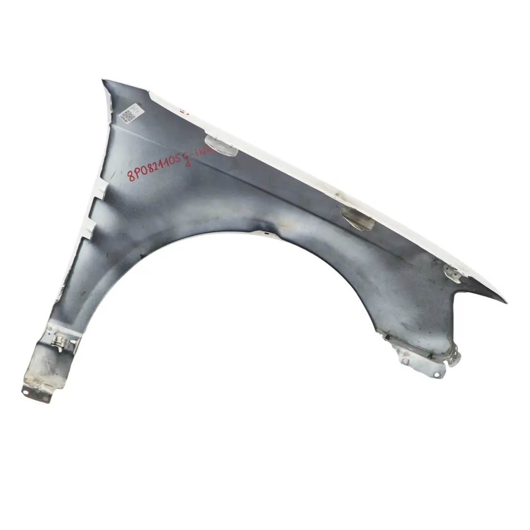Panneau latéral avant aile gauche Cache-ailes Ibis White - Y9C pour Audi A3 8P à propos du numéro de pièce 8P0821105G Audi A3 8P Panneau latéral avant aile gauche Cache-ailes Ibis White - Y9C - SKU 8P0821105G-IWH1 - Numéro de pièce 8P0821105G
