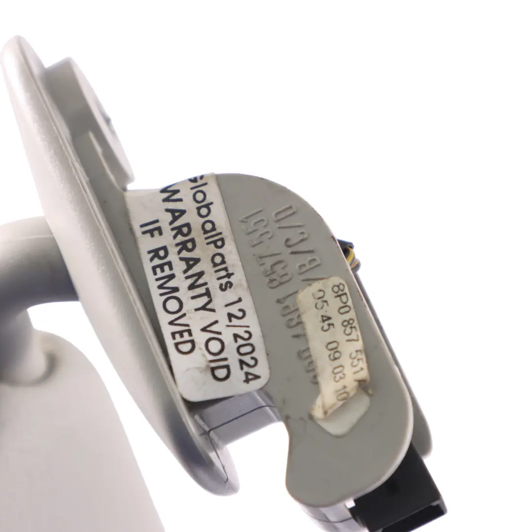 Pare soleil avant Panneau de rétroviseur gauche pour Audi S3 8P à propos du numéro de pièce 8P0857551A Audi S3 8P Pare soleil avant Panneau de rétroviseur gauche - SKU 8P0857551A - Numéro de pièce 8P0857551A