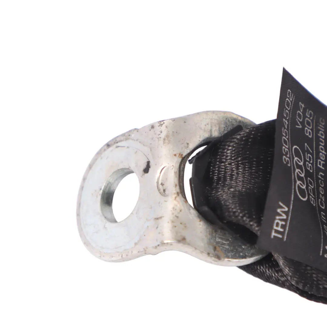 Cinturón seguridad trasero izquierdo derecho negro para Audi A3 8P con número de pieza 8P0857805 Audi A3 8P Cinturón seguridad trasero izquierdo derecho negro - SKU 8P0857805 - Número de pieza 8P0857805