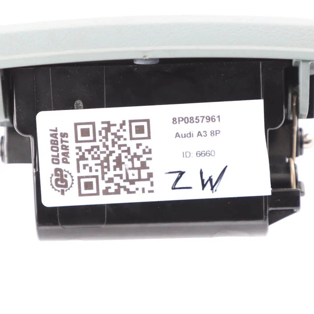 Audi A3 8P Posacenere Console Centrale Posteriore Posacenere Grigio - SKU 8P0857961 - Numero di parte 8P0857961