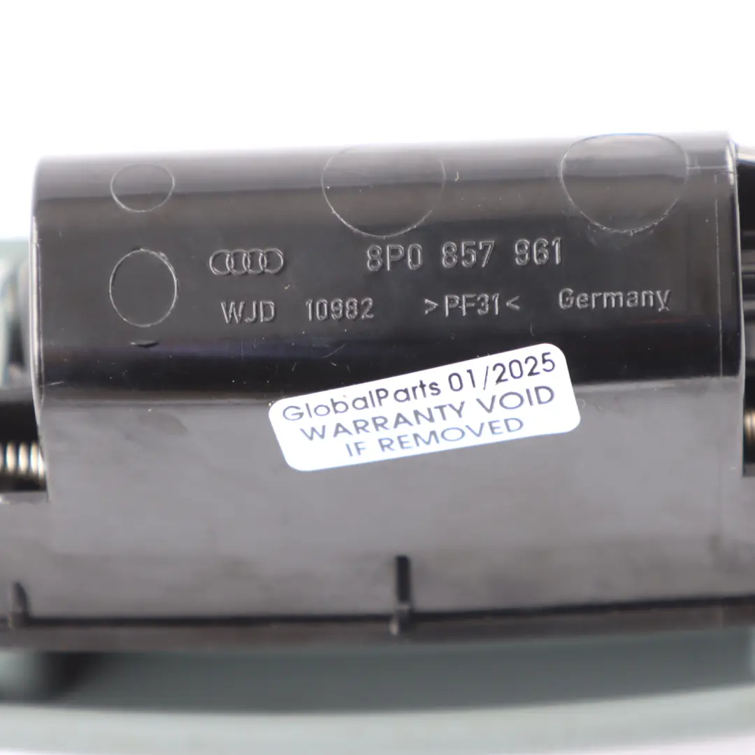 Audi A3 8P Cendrier de console centrale Insert arrière Cendrier Gris - SKU 8P0857961 - Numéro de pièce 8P0857961
