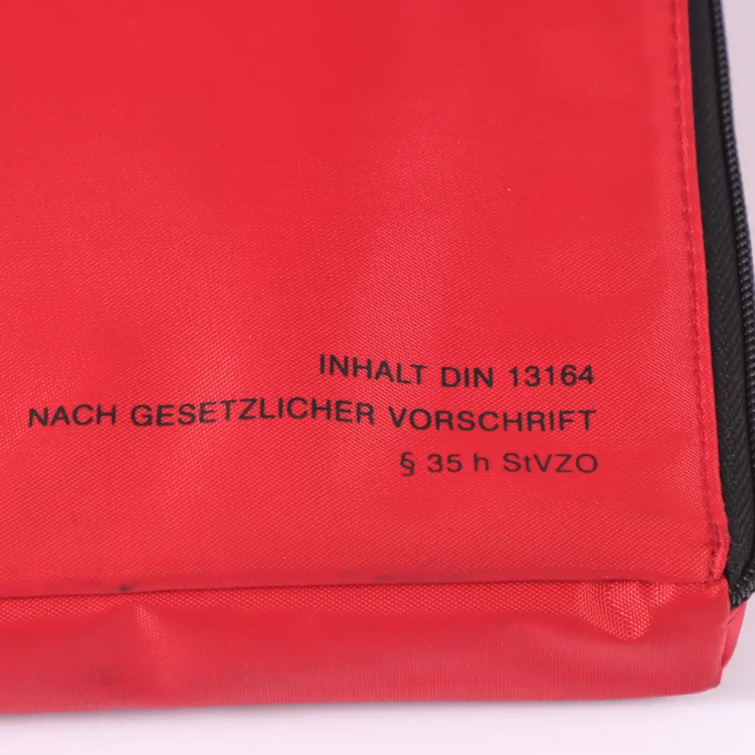 Audi A4 B8 Emergency First Aid Kit Set Pouch Bandages Red Bag - SKU 8P0860282A - Part number 8P0860282A