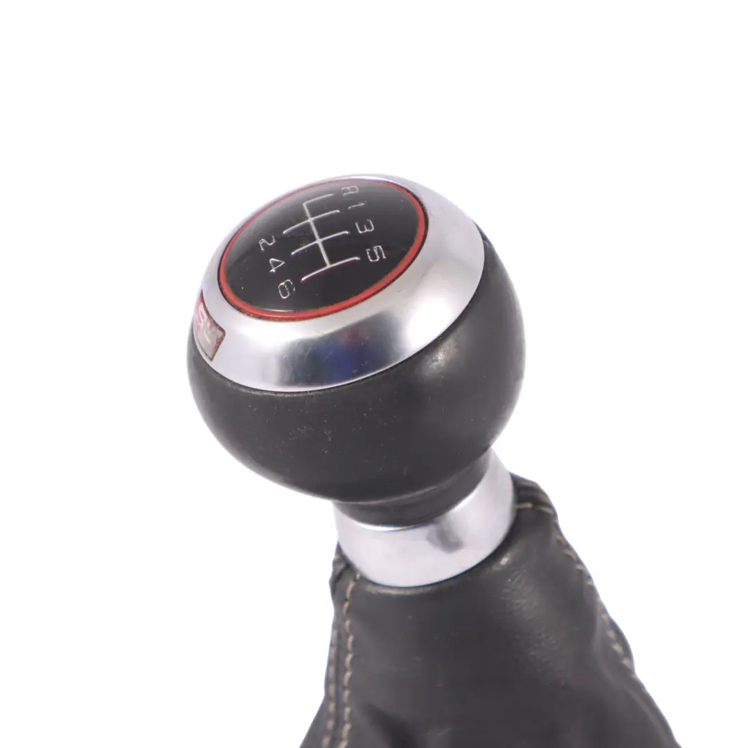 Stick Selector Knob Manual 6 Speed Leather Audi S3 8P Gear Shifter - SKU 8P0863278CC - Part number 8P0863278CC
