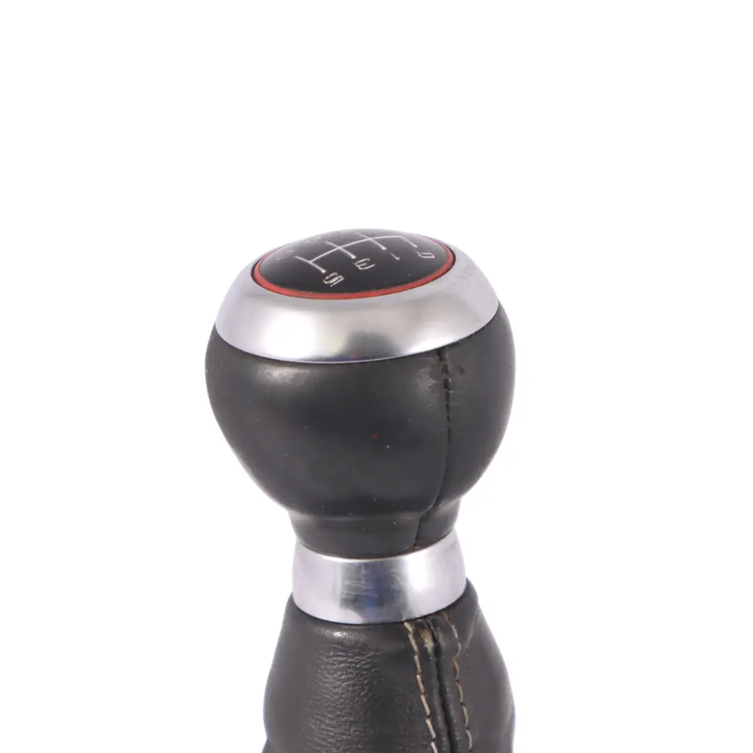pomello selettore del cambio manuale 6 velocità in pelle per Audi S3 8P con numero di parte 8P0863278CC Audi S3 8P pomello selettore del cambio manuale 6 velocità in pelle - SKU 8P0863278CC - Numero di parte 8P0863278CC