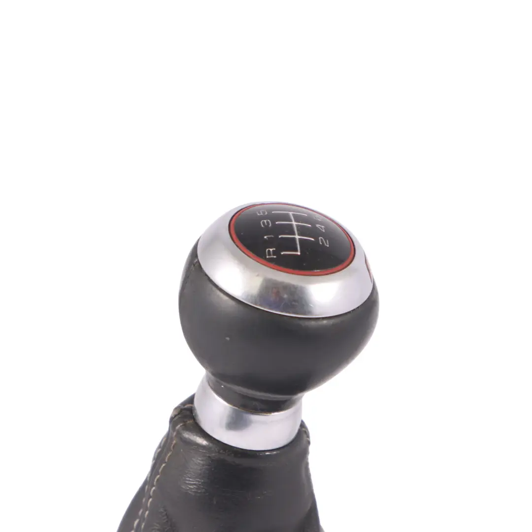 Stick Selector Knob Manual 6 Speed Leather Audi S3 8P Gear Shifter - SKU 8P0863278CC - Part number 8P0863278CC