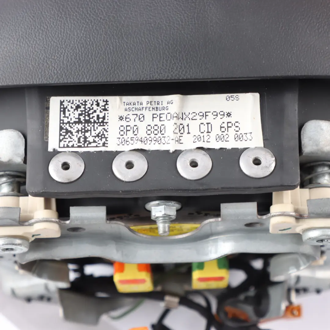 Steering Wheel Air Module Unit DAMAGED to Audi A3 8P with Part number 8P0880201CD Audi A3 8P Steering Wheel Air Module Unit DAMAGED - SKU 8P0880201CD-1 - Part number 8P0880201CD