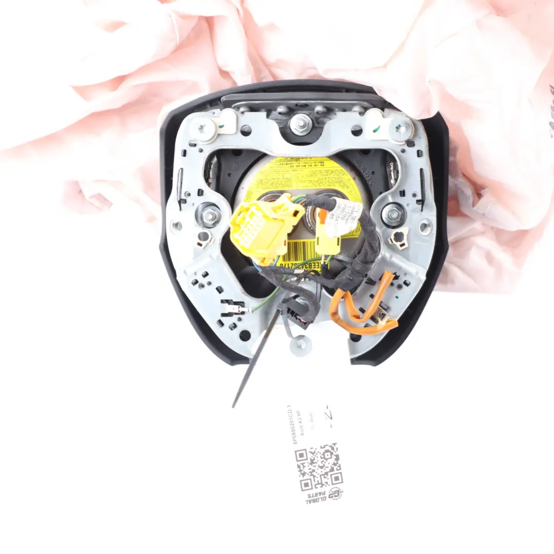 Audi A3 8P Steering Wheel Air Module Unit DAMAGED - SKU 8P0880201CD-1 - Part number 8P0880201CD