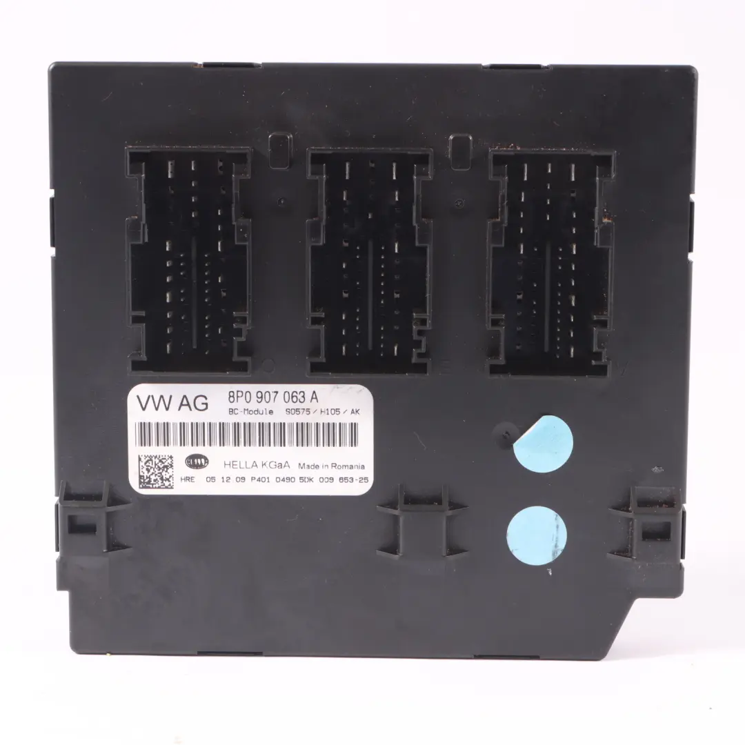 Audi A3 8P BCM Body Control Unit Comfort Module - SKU 8P0907063A - Part number 8P0907063A
