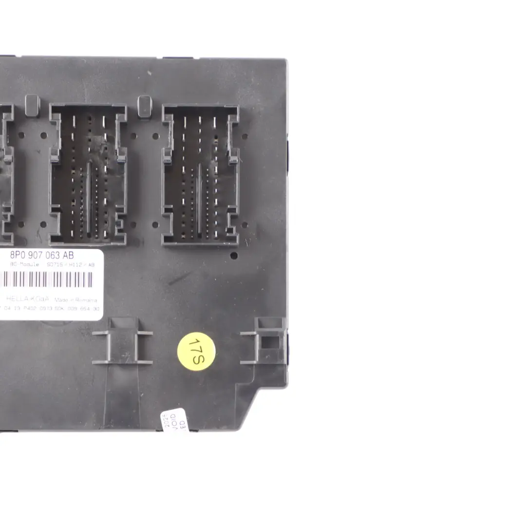 Body Comfort Control BCM Module Unit ECU to Audi TT 8J with Part number 8P0907063AB Audi TT 8J Body Comfort Control BCM Module Unit ECU - SKU 8P0907063AB - Part number 8P0907063AB