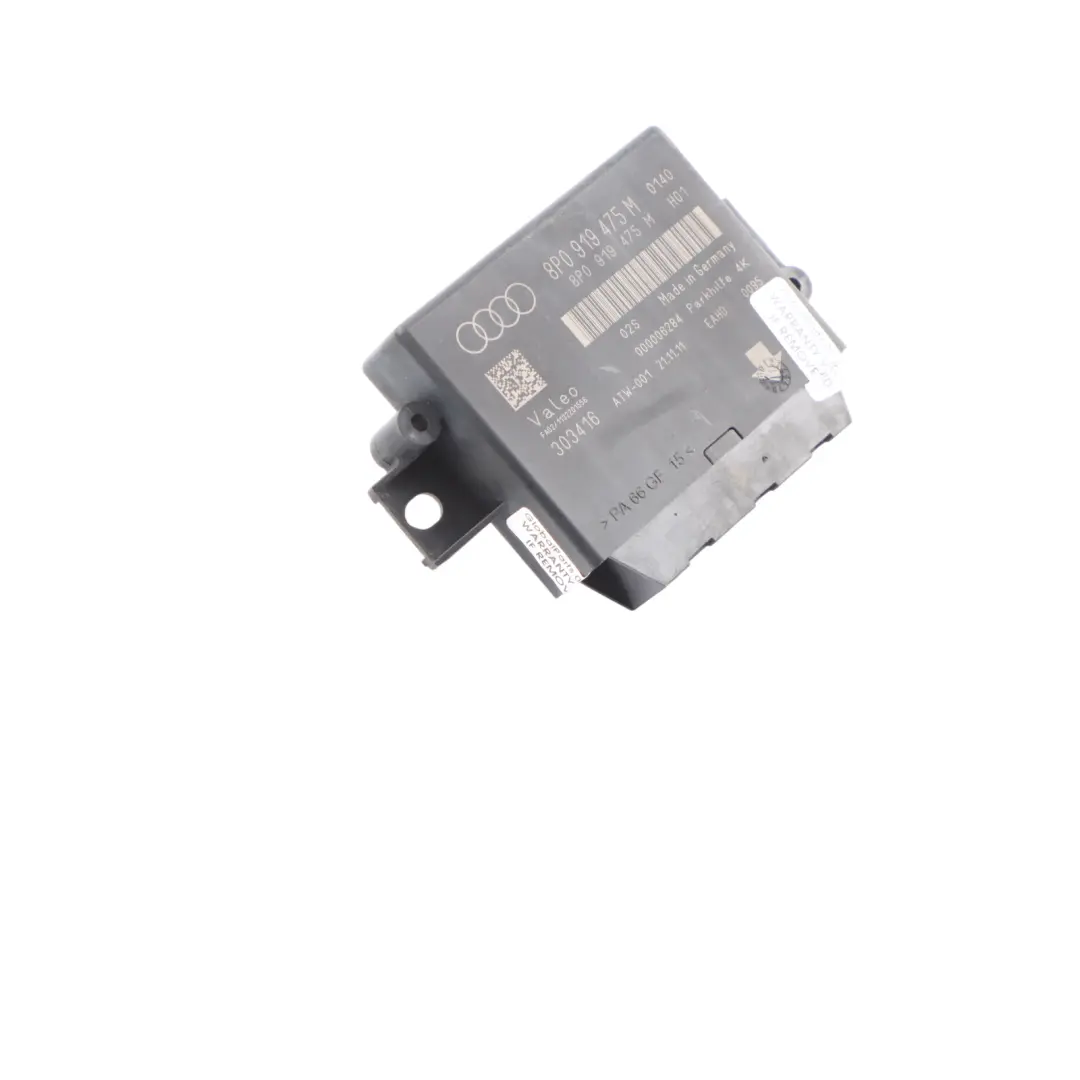 Module Contrôle Distance D'Assistance Stationement PDC ECU pour Audi A3 8P à propos du numéro de pièce 8P0919475M Audi A3 8P Module Contrôle Distance D'Assistance Stationement PDC ECU - SKU 8P0919475M - Numéro de pièce 8P0919475M