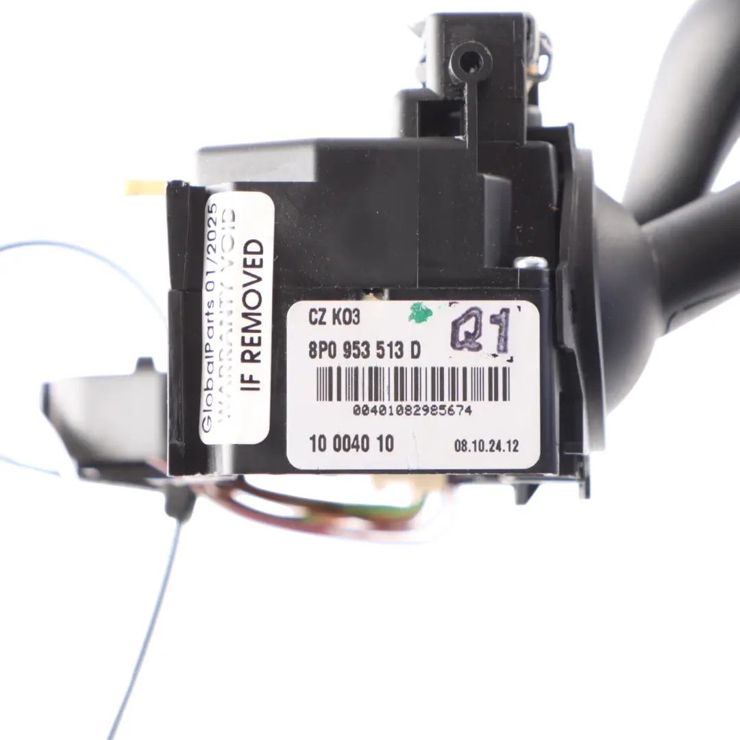 Audi A3 8P Columna De Dirección Control De Crucero Indicador Stalk - SKU 8P0953513D - Número de pieza 8P0953513D