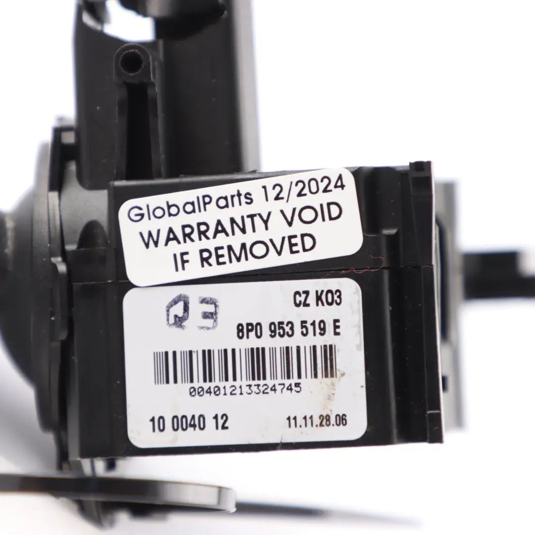 Windscreen Wiper Stalk Switch Assembly to Audi A3 8P with Part number 8P0953519E Audi A3 8P Windscreen Wiper Stalk Switch Assembly - SKU 8P0953519E - Part number 8P0953519E