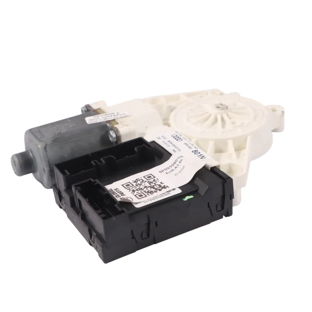 Motore Alzacristalli Regolatore Anteriore Sinistro per Audi A3 8P con numero di parte 8P0959801N Audi A3 8P Motore Alzacristalli Regolatore Anteriore Sinistro - SKU 8P0959801N - Numero di parte 8P0959801N
