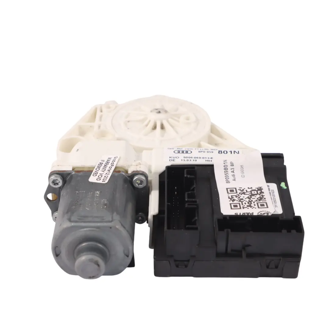 Audi A3 8P Lève Vitre Moteur Régulateur Contrôle Avant Gauche - SKU 8P0959801N - Numéro de pièce 8P0959801N