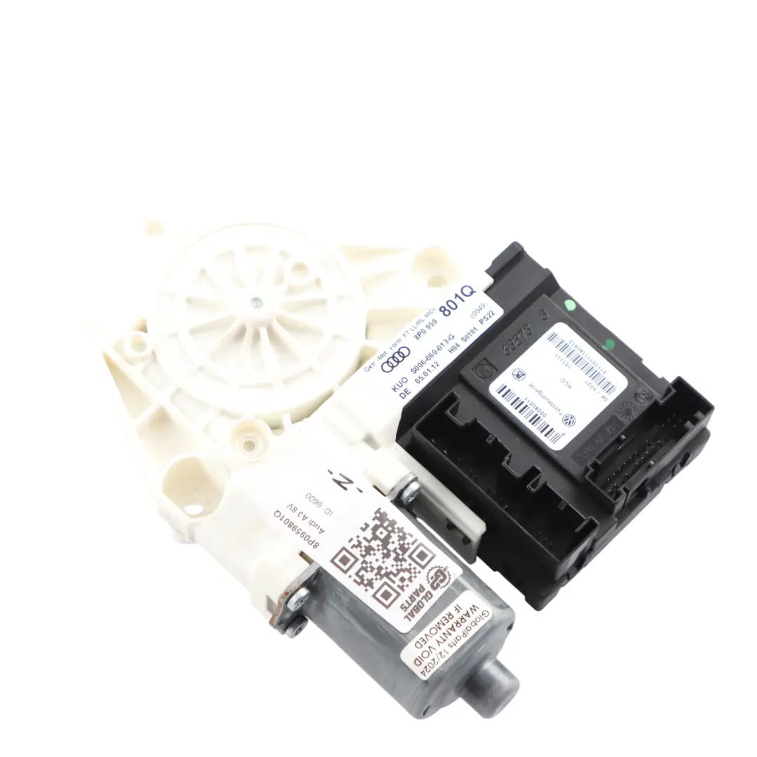 Audi A3 8P Unidad De Motor Elevalunas Delantero Lado Conductor - SKU 8P0959801Q - Número de pieza 8P0959801Q