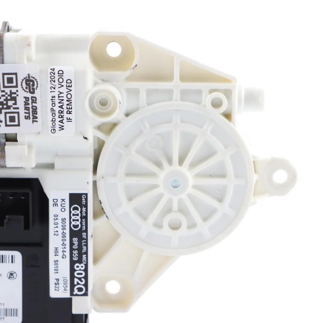 Audi A3 8P motore alzacristalli portiera lato passeggero anteriore - SKU 8P0959802Q - Numero di parte 8P0959802Q