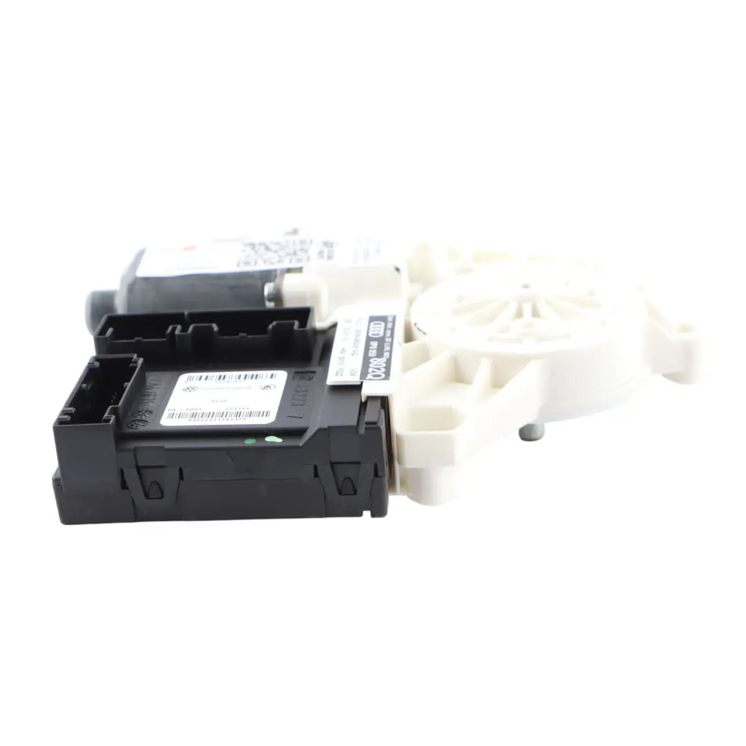 Unidad de motor elevalunas puerta lado pasajero delantero para Audi A3 8P con número de pieza 8P0959802Q Audi A3 8P Unidad de motor elevalunas puerta lado pasajero delantero - SKU 8P0959802Q - Número de pieza 8P0959802Q