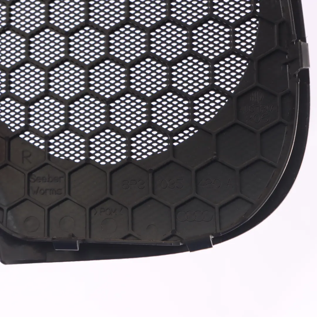 Laut Sprecher Abdeckung Tür Karte Trim Panel Vorne Rechts für Audi S3 8P mit Teilenummer 8P3035420A Audi S3 8P Laut Sprecher Abdeckung Tür Karte Trim Panel Vorne Rechts - SKU 8P3035420A - Teilenummer 8P3035420A