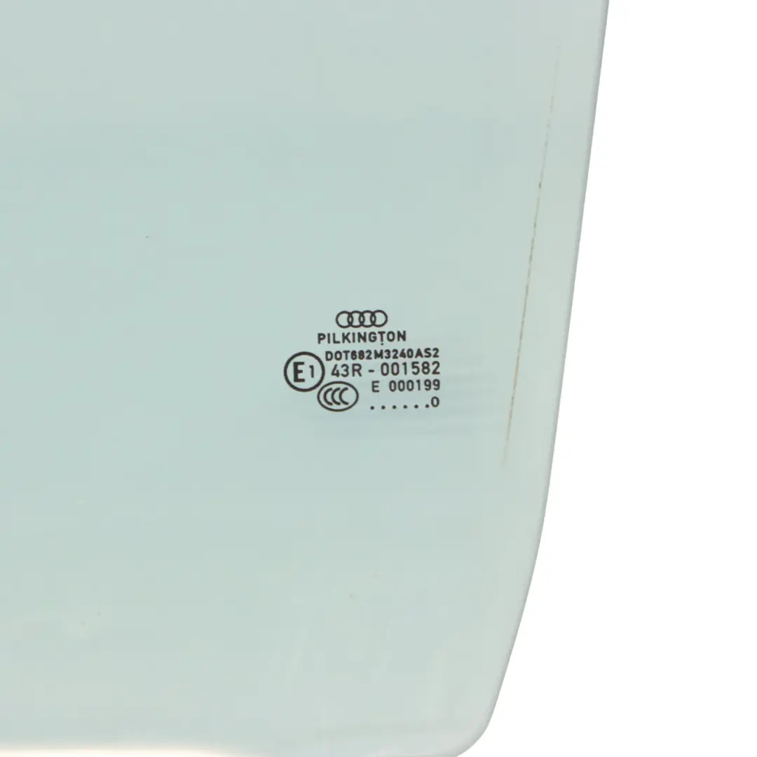 Audi A3 8P vetro finestrino della porta anteriore sinistra AS2 verde - SKU 8P3845201 - Numero di parte 8P3845201