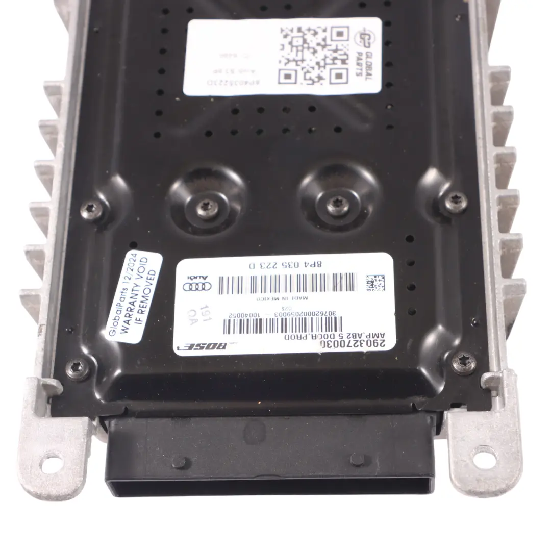 Audio Sound BOSE Amplificateur Module de système stéréo pour Audi S3 8P à propos du numéro de pièce 8P4035223D Audi S3 8P Audio Sound BOSE Amplificateur Module de système stéréo - SKU 8P4035223D - Numéro de pièce 8P4035223D