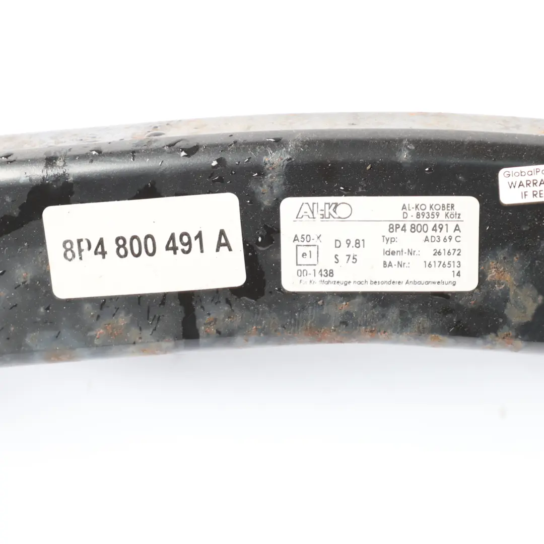 Audi A3 8P Towbar Towing Hitch Towing Carrier Tow Bar Trailer Hook - SKU 8P4800491A - Part number 8P4800491A