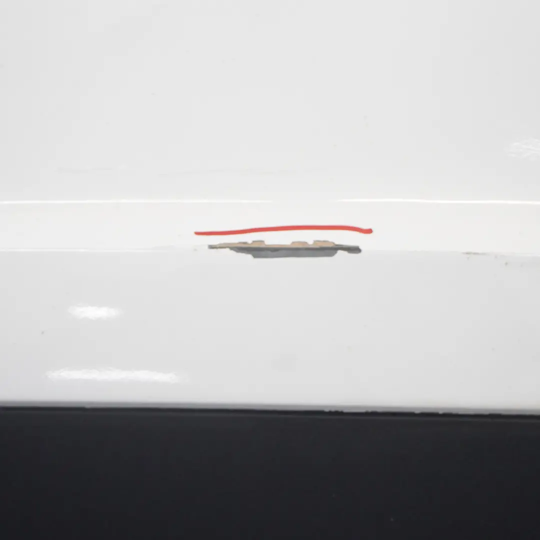 Sportback Rear Bumper Trim Panel Covering Ibis White - Y9C to Audi A3 8P with Part number 8P4807303G Audi A3 8P Sportback Rear Bumper Trim Panel Covering Ibis White - Y9C - SKU 8P4807303G-IWH1 - Part number 8P4807303G