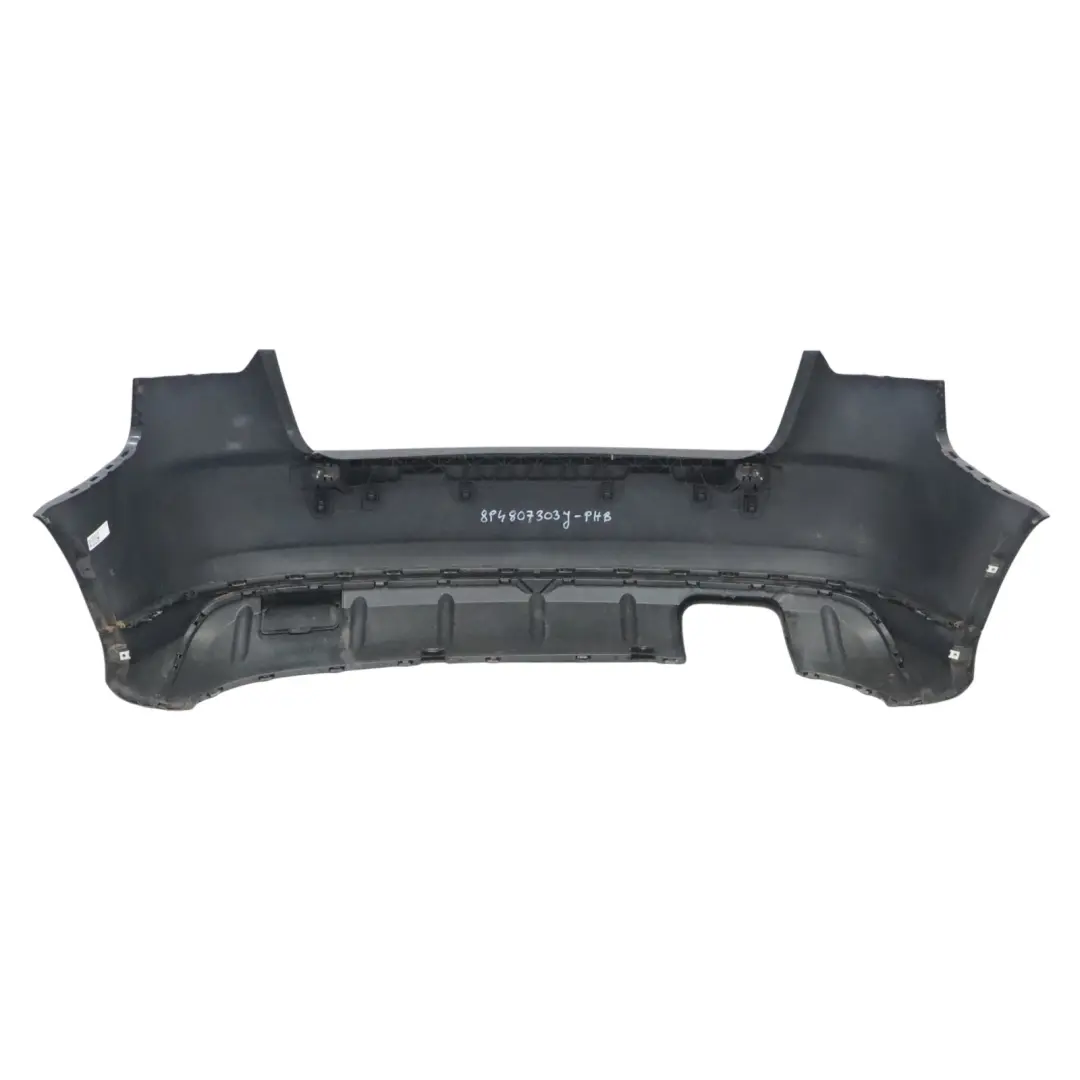 Bumper Trim Panel Covering Phantom Black - Z9Y to Audi A3 S3 8P Rear with Part number 8P4807303J Audi A3 S3 8P Rear Bumper Trim Panel Covering Phantom Black - Z9Y - SKU 8P4807303J-PHB - Part number 8P4807303J