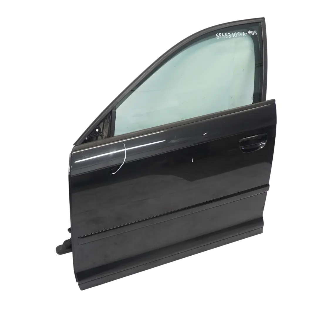Audi A3 8P Sportback Porte avant gauche Phantom Black Noir - Z9Y - SKU 8P4831051A-PHB - Numéro de pièce 8P4831051A