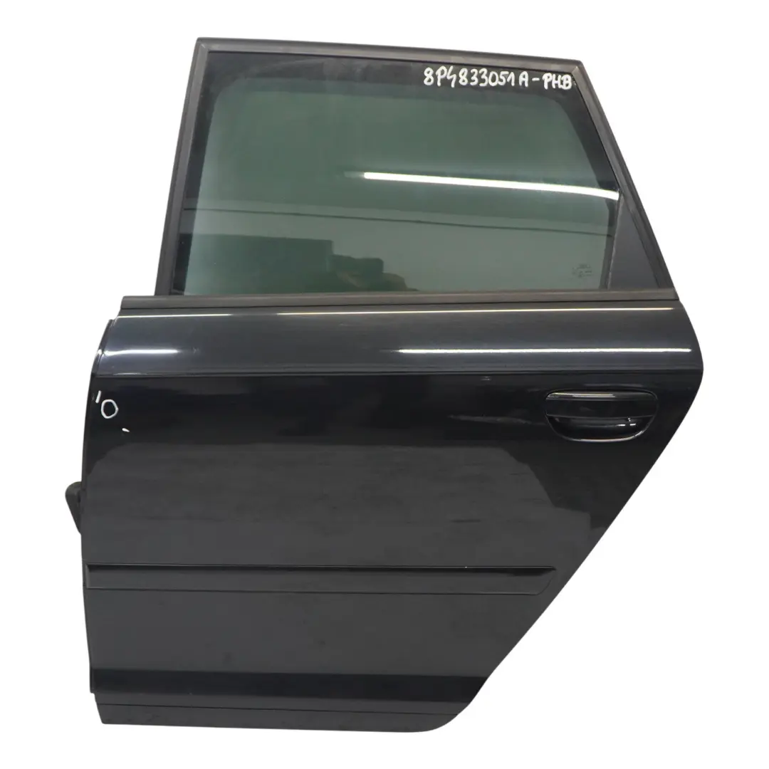 Sportback Porta posteriore sinistra Phantom Black - Z9Y per Audi A3 8P con numero di parte 8P4833051A Audi A3 8P Sportback Porta posteriore sinistra Phantom Black - Z9Y - SKU 8P4833051A-PHB - Numero di parte 8P4833051A