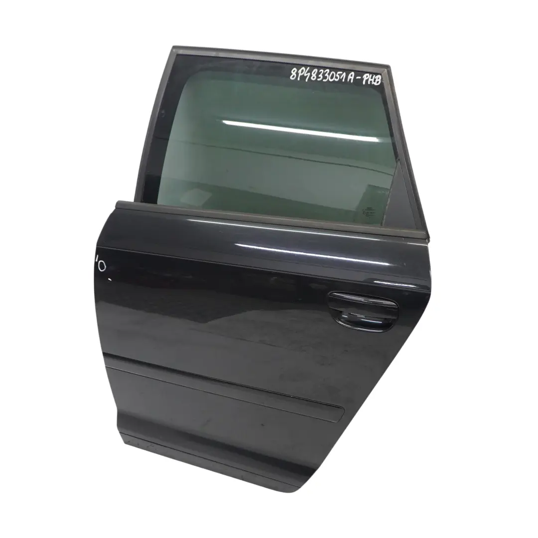 Audi A3 8P Sportback Puerta Trasera Izquierda Phantom Black- Z9Y - SKU 8P4833051A-PHB - Número de pieza 8P4833051A