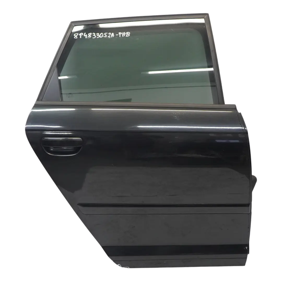 Sportback Panneau de porte arrière droite Phantom Black - Z9Y pour Audi A3 8P à propos du numéro de pièce 8P4833052A Audi A3 8P Sportback Panneau de porte arrière droite Phantom Black - Z9Y - SKU 8P4833052A-PHB - Numéro de pièce 8P4833052A