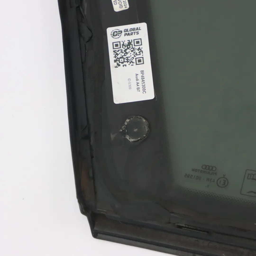 Sportback Cristal Ventana Trasera Derecha Tintado AS3 para Audi A3 8P con número de pieza 8P4845300C Audi A3 8P Sportback Cristal Ventana Trasera Derecha Tintado AS3 - SKU 8P4845300C - Número de pieza 8P4845300C