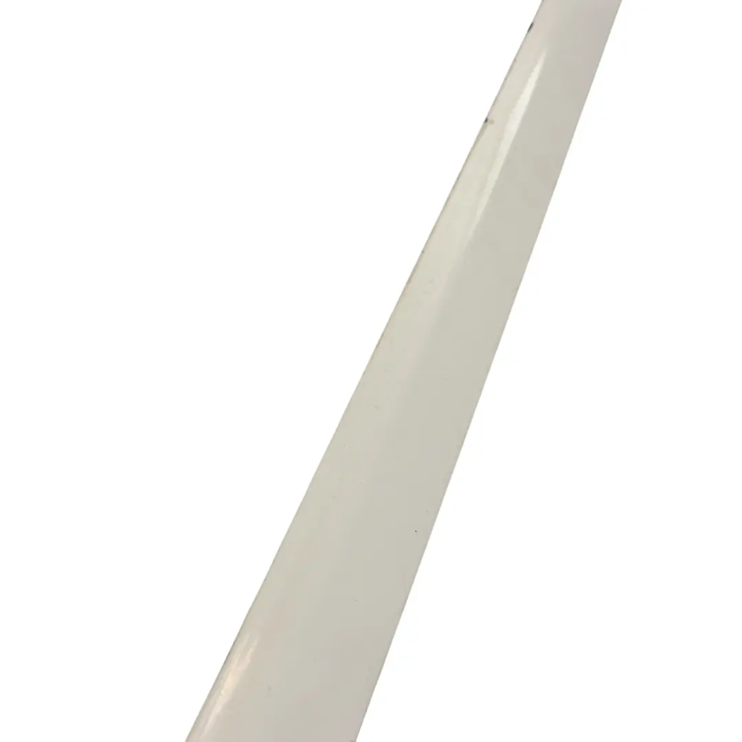 Audi A3 8P Front Outer Body Strip Cover Right O/S Ibis White - Y9C - SKU 8P4853960E-IWH - Part number 8P4853960E