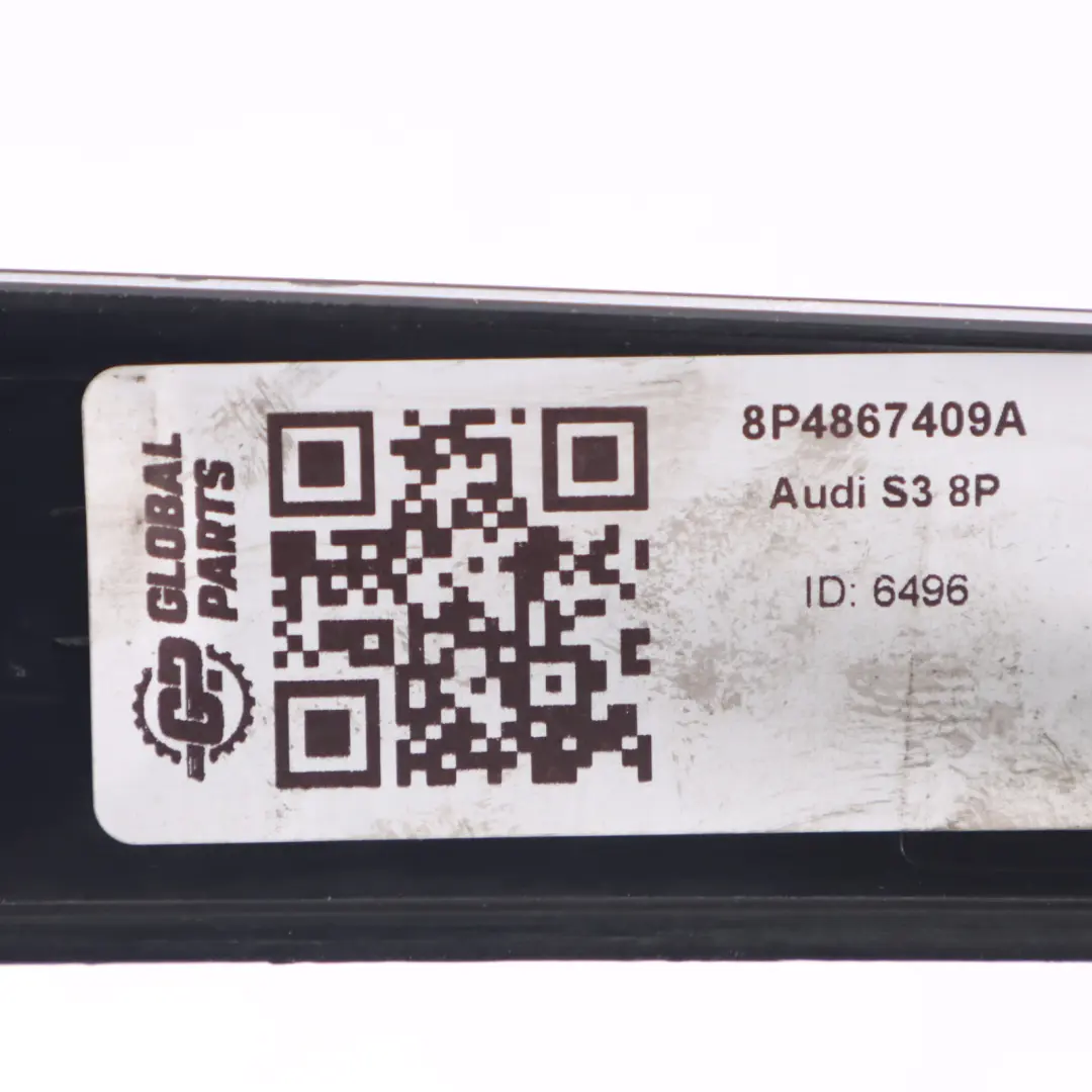 Audi S3 8P Wewnętrzna Listwa Ozdobna Drzwi Lewy Przód - SKU 8P4867409A - Numer Części 8P4867409A