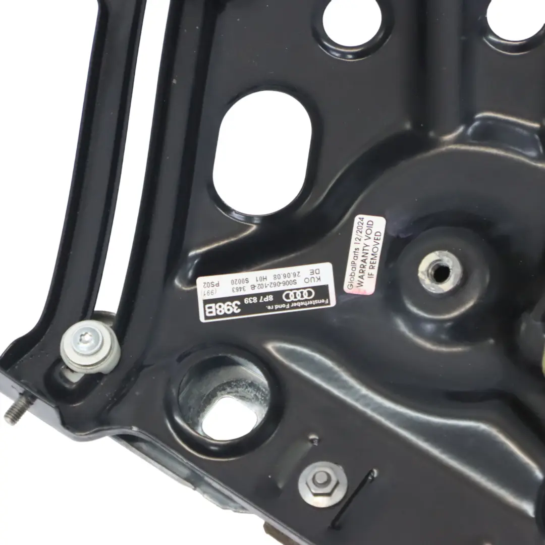 Audi A3 8P Lève vitre Régulateur Mécanisme Arrière Droit - SKU 8P7839398B - Numéro de pièce 8P7839398B