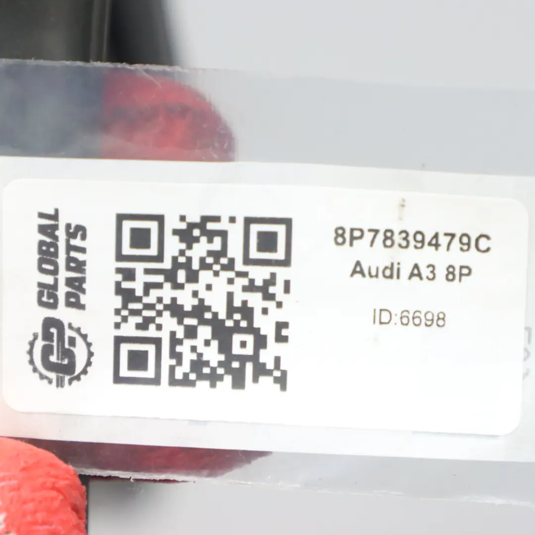 Audi A3 8P Tür Fenster Dichtung Führung Gummi Dichtung Hinten Links - SKU 8P7839479C - Teilenummer 8P7839479C