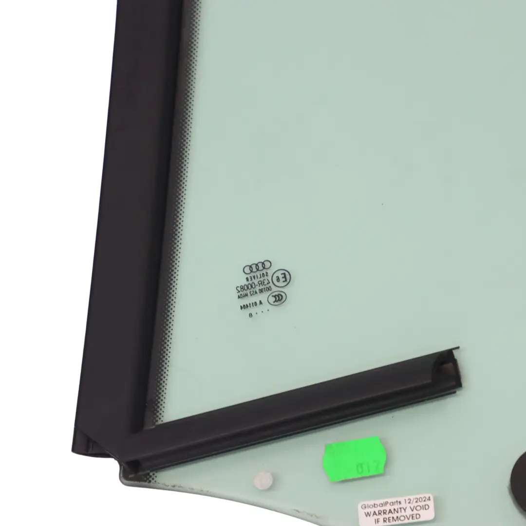 Audi A3 8P Cabrio Hintere Seite Tür Fenster Glas Rechts AS2 - SKU 8P7845300 - Teilenummer 8P7845300