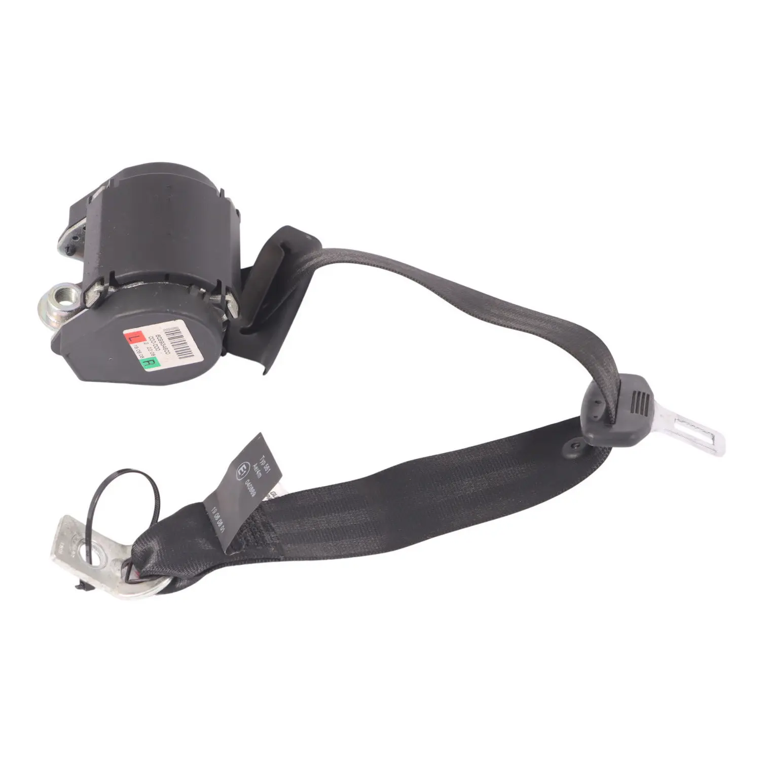 Audi A3 8P Sicher Heitsgurt Sicher Schwarz Hinten Links Rechts 8P7857805